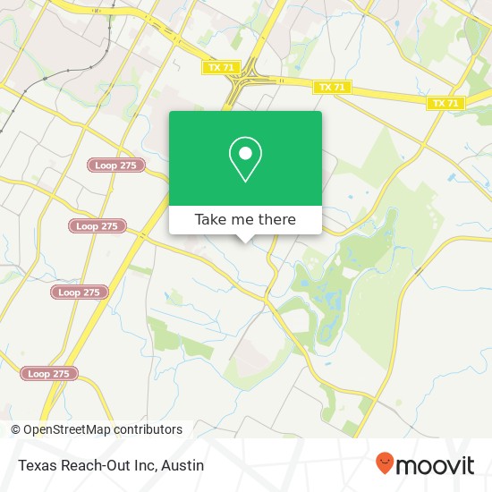 Mapa de Texas Reach-Out Inc