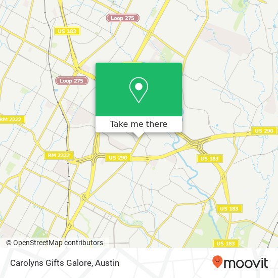 Mapa de Carolyns Gifts Galore