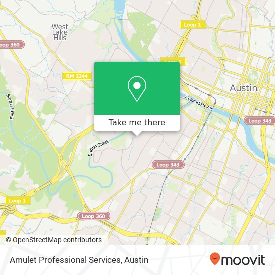 Amulet Professional Services map