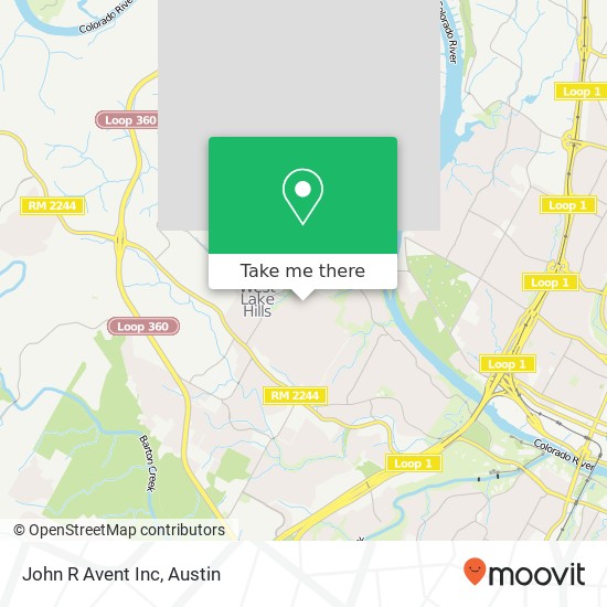John R Avent Inc map