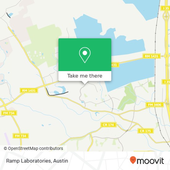 Mapa de Ramp Laboratories