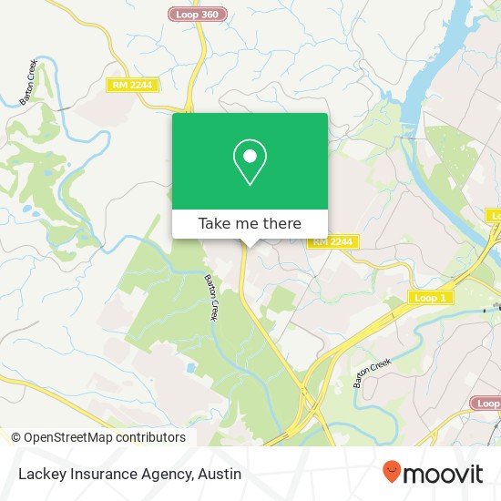 Mapa de Lackey Insurance Agency