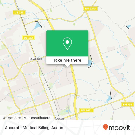 Mapa de Accurate Medical Billing