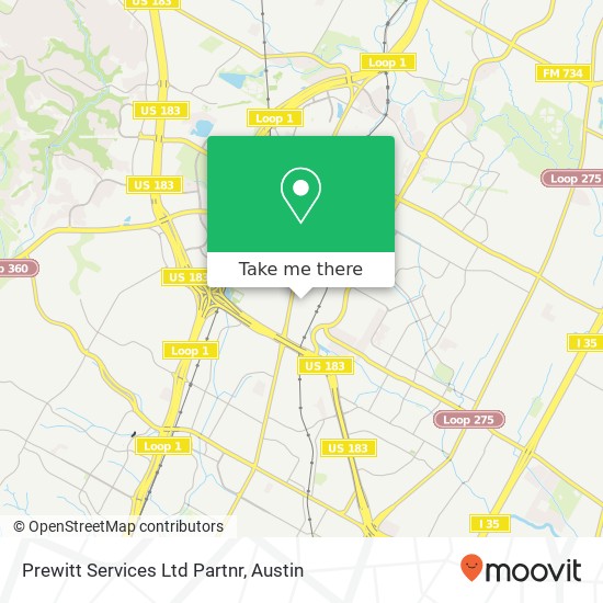 Mapa de Prewitt Services Ltd Partnr