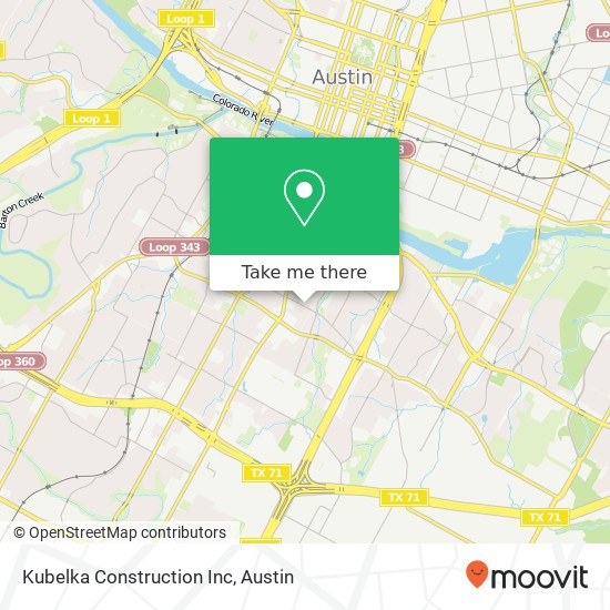 Mapa de Kubelka Construction Inc