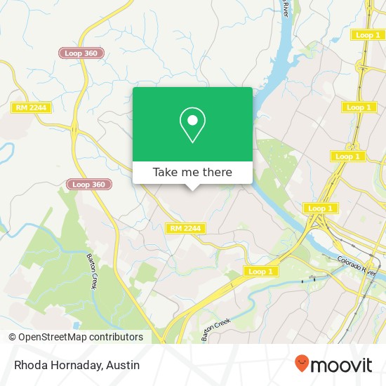 Mapa de Rhoda Hornaday