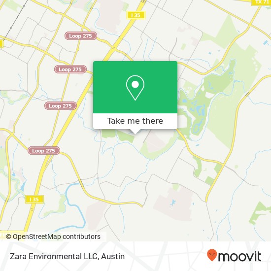 Mapa de Zara Environmental LLC