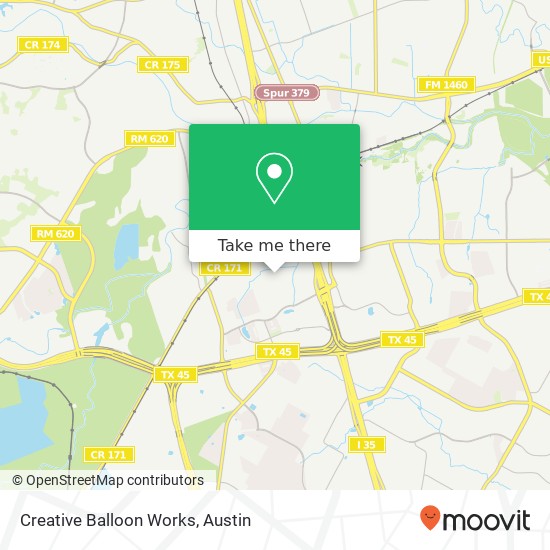 Creative Balloon Works map