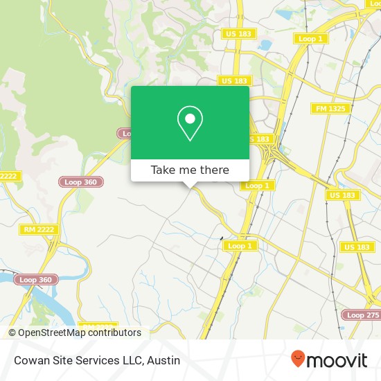 Mapa de Cowan Site Services LLC