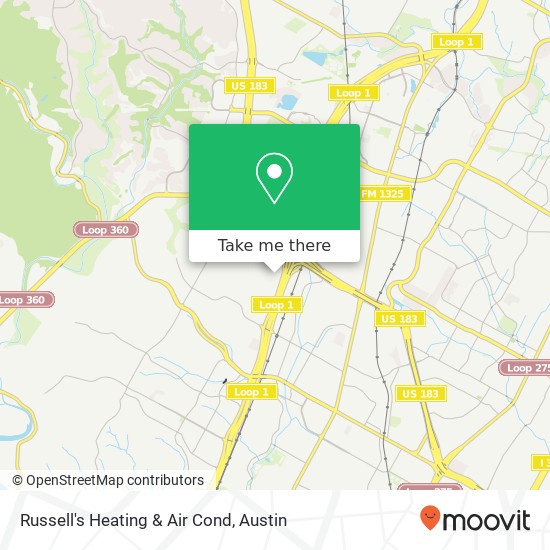 Mapa de Russell's Heating & Air Cond