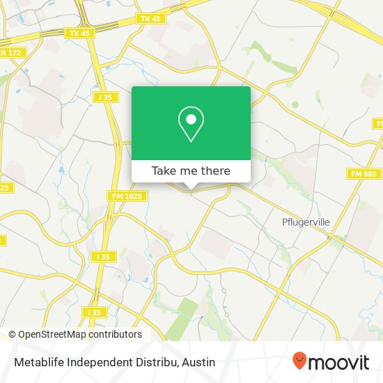 Metablife Independent Distribu map
