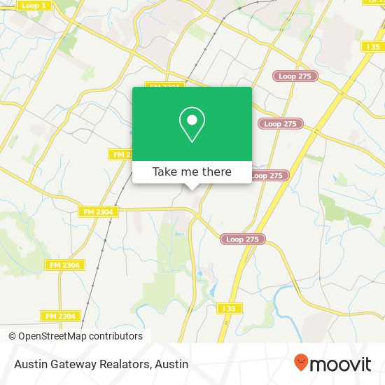 Mapa de Austin Gateway Realators