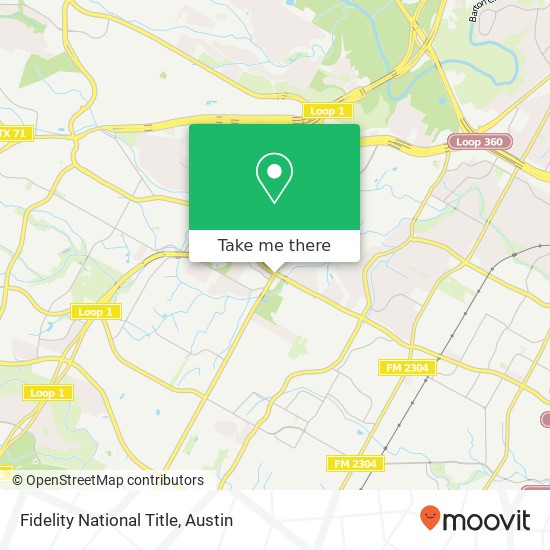 Fidelity National Title map