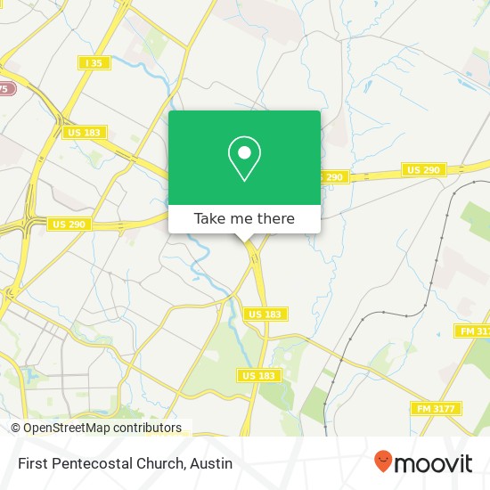 Mapa de First Pentecostal Church