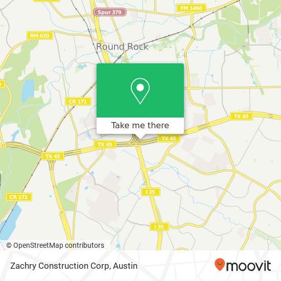 Zachry Construction Corp map