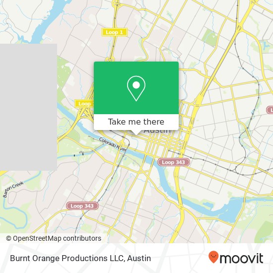 Mapa de Burnt Orange Productions LLC