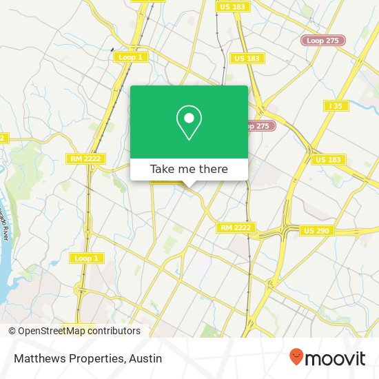 Matthews Properties map