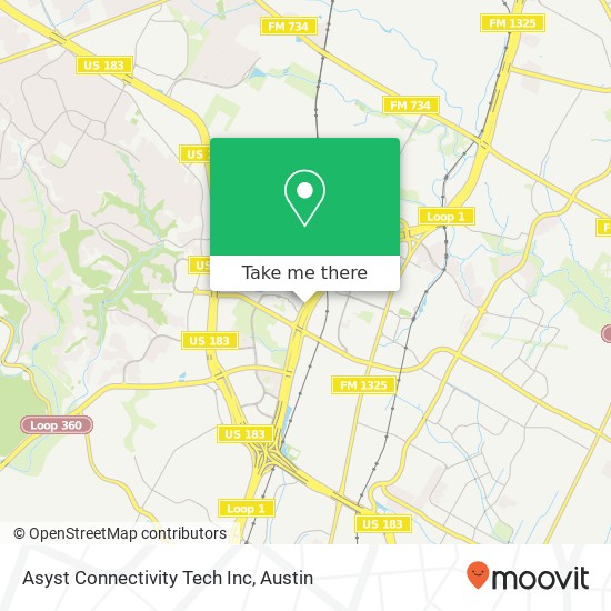 Mapa de Asyst Connectivity Tech Inc