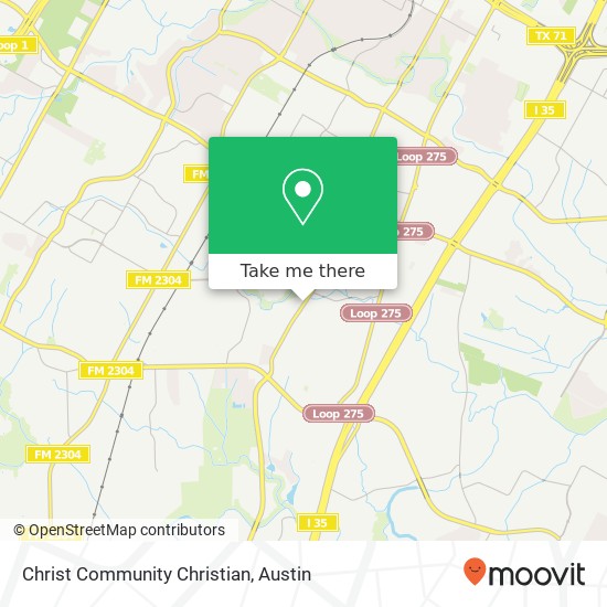 Mapa de Christ Community Christian