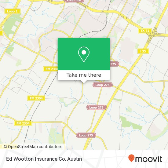 Ed Wootton Insurance Co map