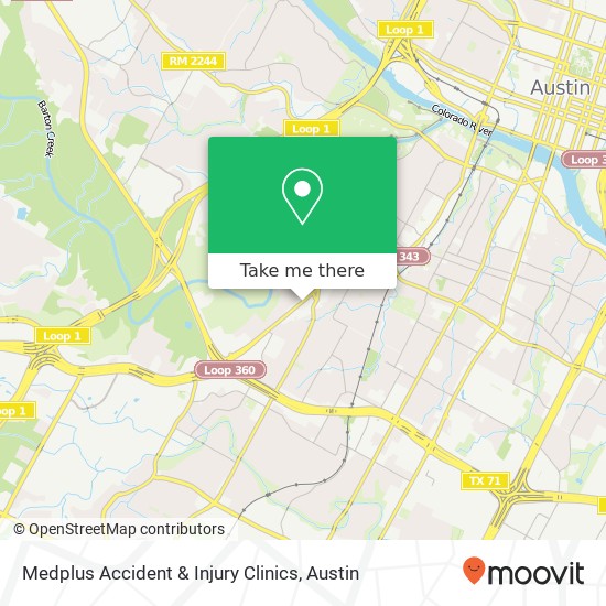 Medplus Accident & Injury Clinics map