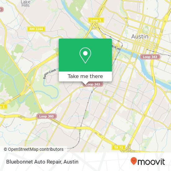 Mapa de Bluebonnet Auto Repair