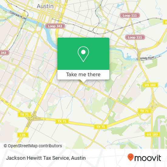 Jackson Hewitt Tax Service map