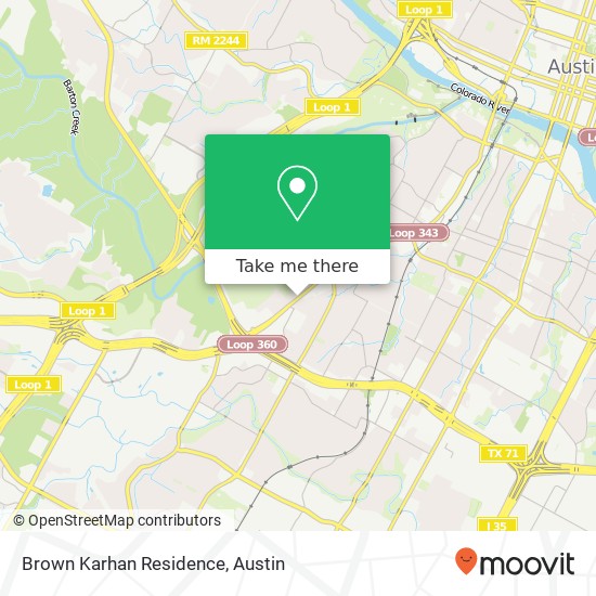 Brown Karhan Residence map