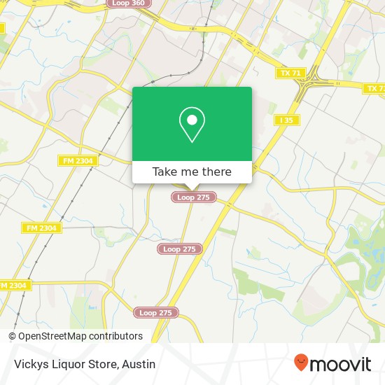 Vickys Liquor Store map