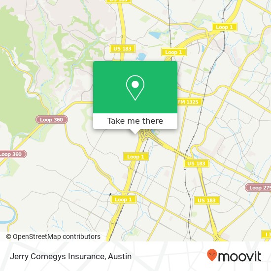 Mapa de Jerry Comegys Insurance