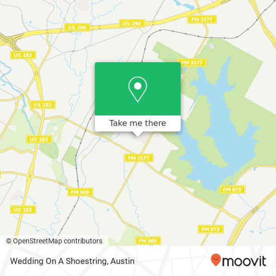 Wedding On A Shoestring map