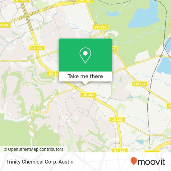 Mapa de Trinity Chemical Corp