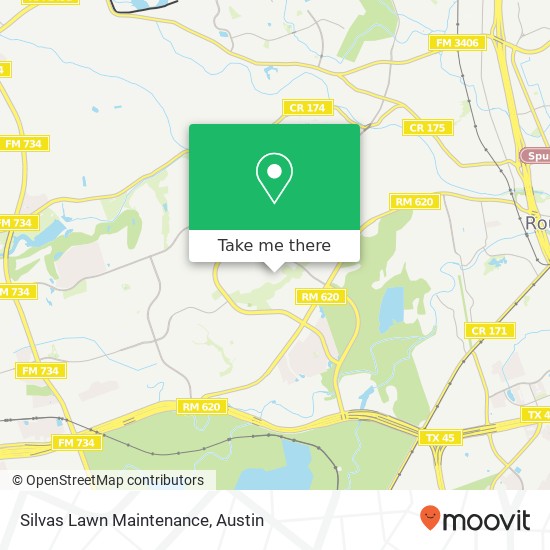 Silvas Lawn Maintenance map