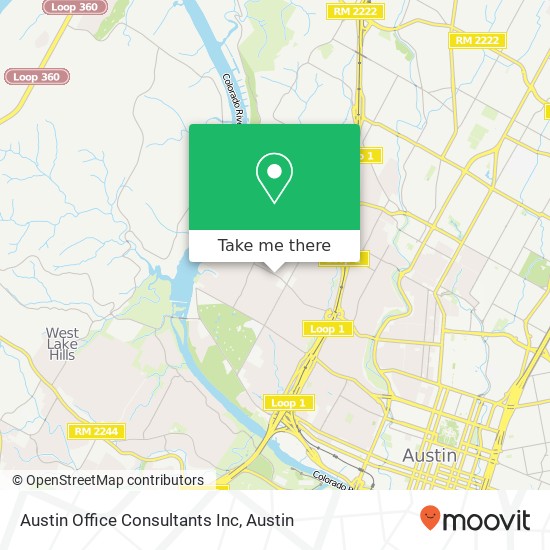 Austin Office Consultants Inc map