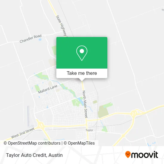 Taylor Auto Credit map