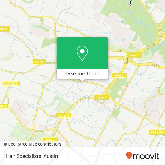 Hair Specialists map