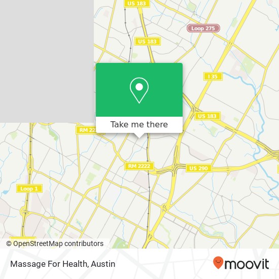 Massage For Health map