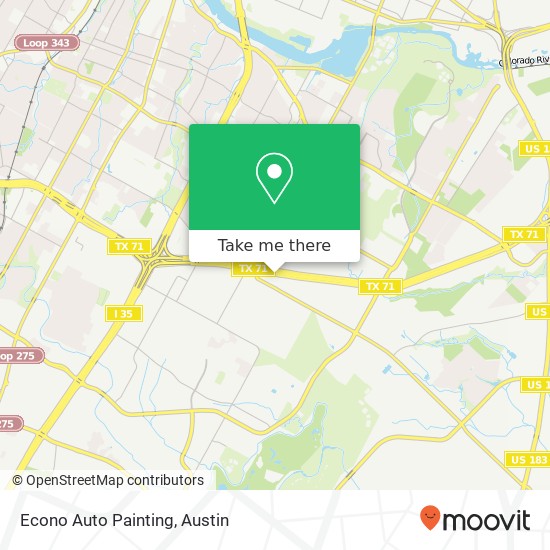 Econo Auto Painting map