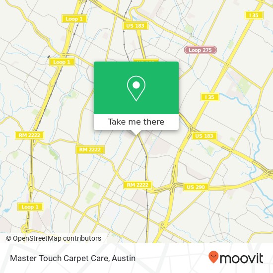 Mapa de Master Touch Carpet Care
