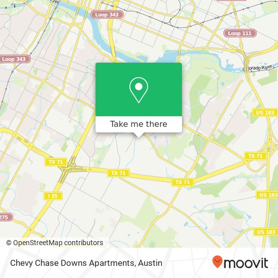 Mapa de Chevy Chase Downs Apartments