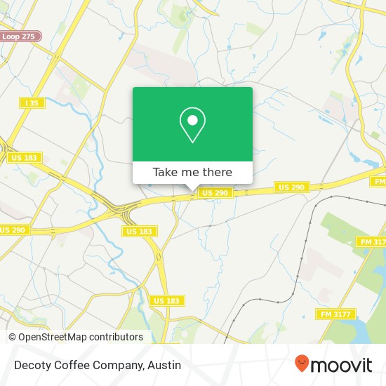 Mapa de Decoty Coffee Company