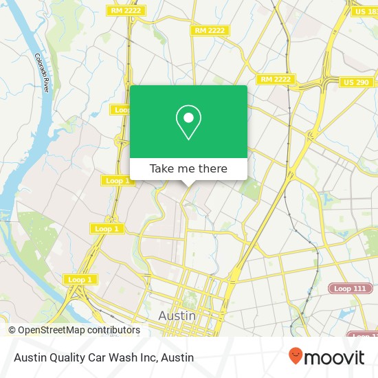 Austin Quality Car Wash Inc map