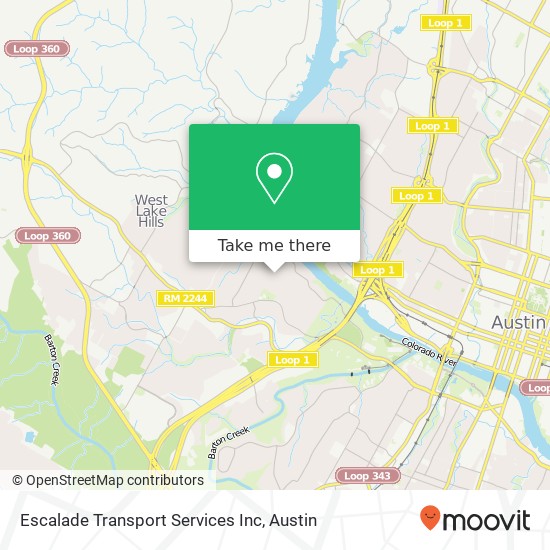 Escalade Transport Services Inc map