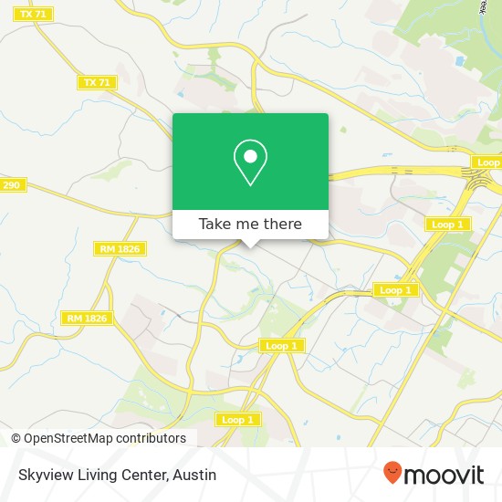 Mapa de Skyview Living Center