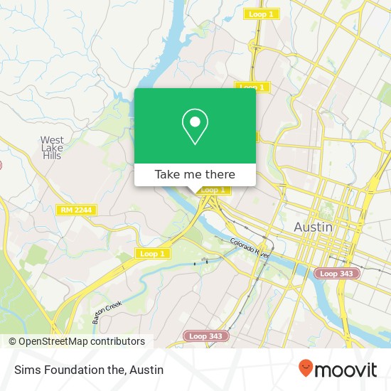 Sims Foundation the map