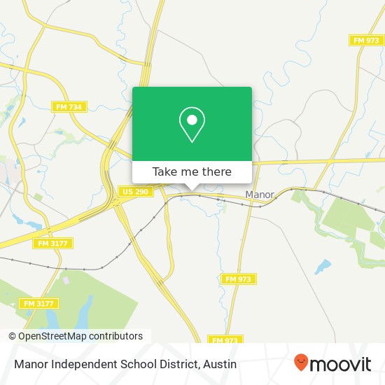 Manor Independent School District map
