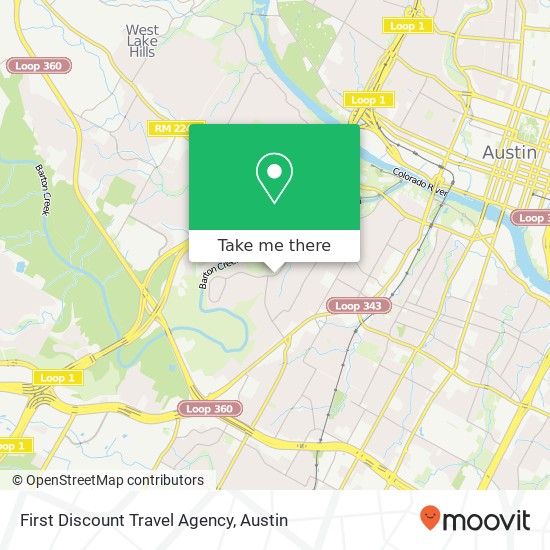 Mapa de First Discount Travel Agency