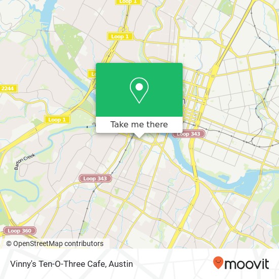Mapa de Vinny's Ten-O-Three Cafe