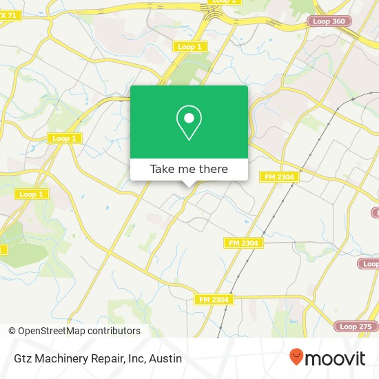 Mapa de Gtz Machinery Repair, Inc