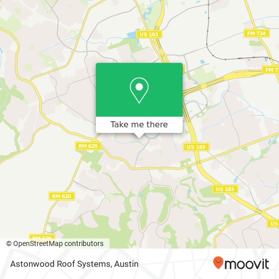 Astonwood Roof Systems map